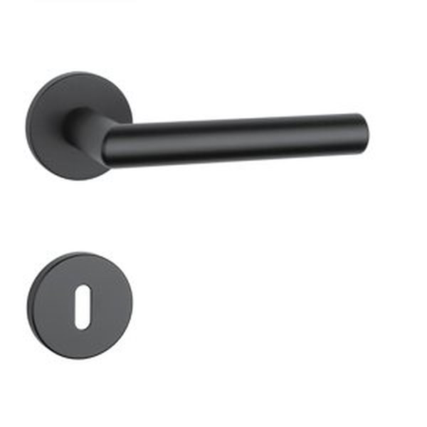 Kľučka na dvere AT -  ARABIS - R 7S CIM - čierna matná (BLACK) | MP-KOVANIA.sk