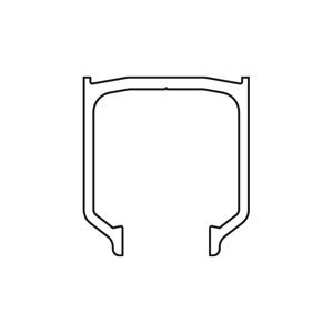 Komponenty k posuvným systémom SC - Profil hliník 100 FOLDING DOOR F MB  | MP-KOVANIA.sk