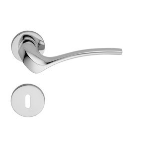 Kľučka na dvere LI - IBIS 691 - R 025 CHL - chróm lesklý (CR) | MP-KOVANIA.sk