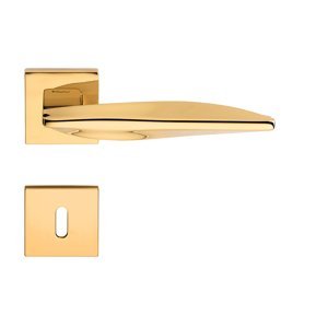 Kľučka na dvere LI - AQUA 1440 - HR 019 ZLL - zlatá lesklá - pozlátená (OZ) | MP-KOVANIA.sk