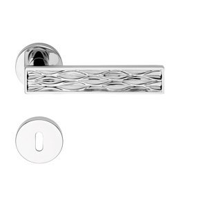 Kľučka na dvere LI - DYNAMIC 1645 - R 023 CHL - chróm lesklý (CR) | MP-KOVANIA.sk