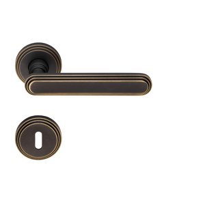 Kľučka na dvere LI - CHIC 1670 - R BRM - bronz matný (BM) | MP-KOVANIA.sk