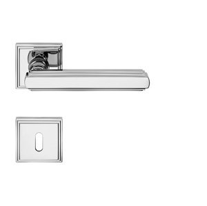 Kľučka na dvere LI - GLAMOR 1555 - HR 016 CHL - chróm lesklý (CR) | MP-KOVANIA.sk