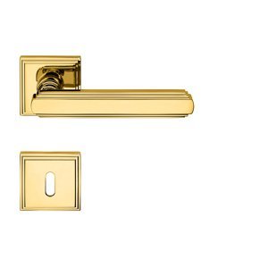 Kľučka na dvere LI - GLAMOR 1555 - HR 016 ZLL - zlatá lesklá (OL) | MP-KOVANIA.sk