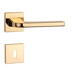 Kľučka na dvere AS - ISMENA - HR 7S ZLL - zlatá lesklá (LG) | MP-KOVANIA.sk