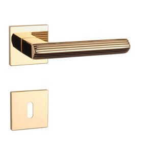 Kľučka na dvere AS - LARICE - HR 5S ZLL - zlatá lesklá (LG) | MP-KOVANIA.sk