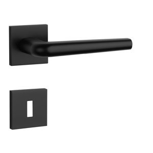 Kľučka na dvere AT - FUNKIA - HR 7S CIM - čierna matná (BLACK) | MP-KOVANIA.sk