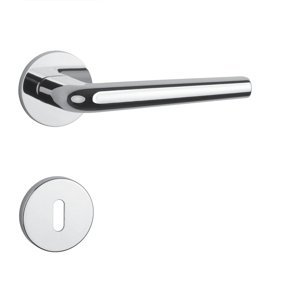 Kľučka na dvere AT - FUNKIA - R 7S CHL - chróm lesklý (CP) | MP-KOVANIA.sk