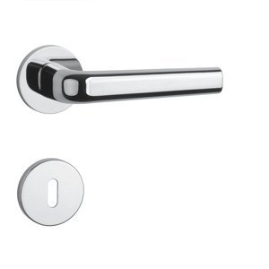 Kľučka na dvere AT - INULA - R 7S CHL - chróm lesklý (CP) | MP-KOVANIA.sk