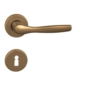 Kľučka na dvere BA - LUXOR - R BRM - bronz matný (F4) | MP-KOVANIA.sk