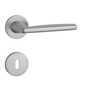 Kľučka na dvere AT - LUNA - R 7S CHM - chróm matný (MSC) | MP-KOVANIA.sk