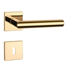 Kľučka na dvere AT - ARABIS - HR 7S ZLL PVD - zlatá lesklá (GOLD PVD) | MP-KOVANIA.sk