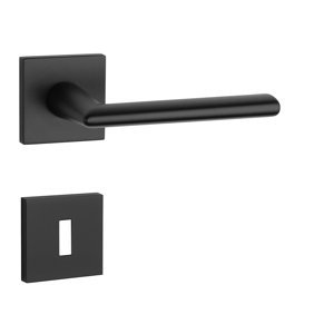 Kľučka na dvere AT - PRIMULA - HR 7S CIM - čierna matná (BLACK) | MP-KOVANIA.sk