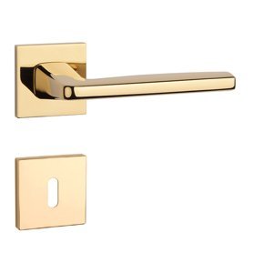 Kľučka na dvere AT - ERBA - HR 7S ZLL PVD - zlatá lesklá (GOLD PVD) | MP-KOVANIA.sk