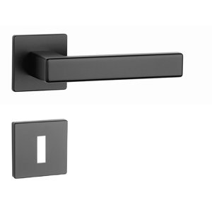 Kľučka na dvere AS - TILIA - HR 5S CIM - čierna matná (BK) | MP-KOVANIA.sk