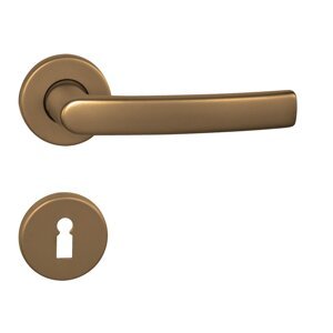 Kľučka na dvere BA - MIRA - R BRM - bronz matný (F4) | MP-KOVANIA.sk