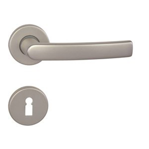 Kľučka na dvere BA - MIRA - R NIM - nikel matný (F8) | MP-KOVANIA.sk