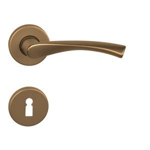 Kľučka na dvere BA - TORNADO - R BRM - bronz matný (F4) | MP-KOVANIA.sk