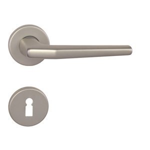 Kľučka na dvere BA - LUCIA - R NIM - nikel matný (F8) | MP-KOVANIA.sk