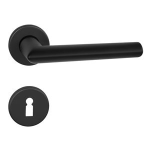 Kľučka na dvere BA - NEVADA - R CIM - čierna matná (N) | MP-KOVANIA.sk