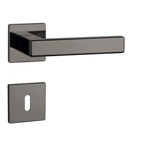 Kľučka na dvere AS - TILIA - HR 5S GRL - grafit lesklý (US PVD) | MP-KOVANIA.sk