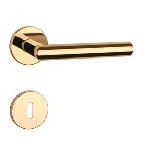 Kľučka na dvere AT -  ARABIS - R 7S ZLL PVD - zlatá lesklá (GOLD PVD) | MP-KOVANIA.sk