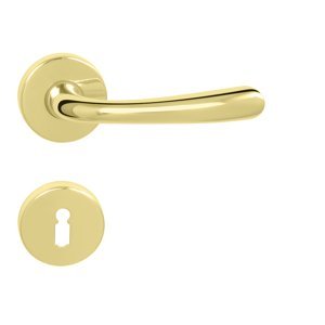 Kľučka na dvere MT - HANDY - R (E) ZLL - zlatá lesklá | MP-KOVANIA.sk