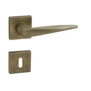 Kľučka na dvere FO - FOGLIO - HR BRM - bronz matný (B03) | MP-KOVANIA.sk