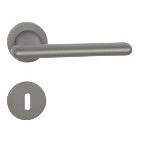 Kľučka na dvere CE - CASTA - R GRM - grafit matný (MP67) | MP-KOVANIA.sk