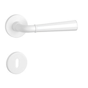 Kľučka na dvere ASM - MARIGOLD 1 - R 7S BIM - biela matná (WH) | MP-KOVANIA.sk