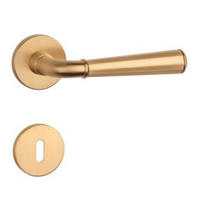 Kľučka na dvere ASM - MARIGOLD 1 - R 7S ZLM - zlatá matná (KG) | MP-KOVANIA.sk