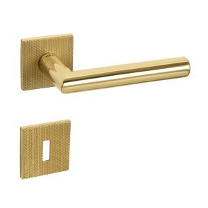 Kľučka na dvere TI - FAVORIT - HR 4002Q 5S T2 ZLL - zlatá lesklá (33) | MP-KOVANIA.sk