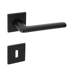 Kľučka na dvere TI - ELIPTICA - HR 4165Q 5S T2 CIM - čierna matná (153) | MP-KOVANIA.sk