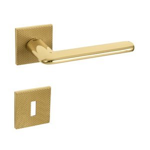 Kľučka na dvere TI - ELIPTICA - HR 4165Q 5S T2 ZLL - zlatá lesklá (33) | MP-KOVANIA.sk