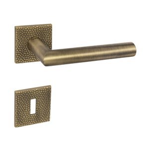Kľučka na dvere TI - FAVORIT - HR 4002Q 5S T1 BRM - bronz matný (77) | MP-KOVANIA.sk