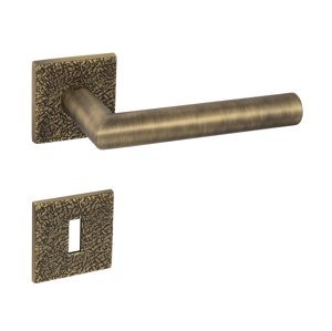Kľučka na dvere TI - FAVORIT - HR 4002Q 5S T3 BRM - bronz matný (77) | MP-KOVANIA.sk
