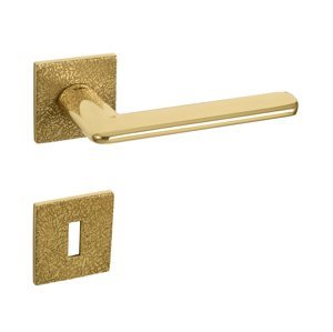 Kľučka na dvere TI - ELIPTICA - HR 4165Q 5S T3 ZLL - zlatá lesklá (33) | MP-KOVANIA.sk