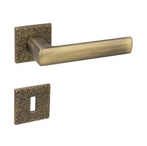 Kľučka na dvere TI - POPULAR - HR 4161Q 5S T3 BRM - bronz matný (77) | MP-KOVANIA.sk