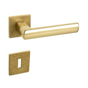 Kľučka na dvere TI - POPULAR - HR 4161Q 5S T3 ZLL - zlatá lesklá (33) | MP-KOVANIA.sk