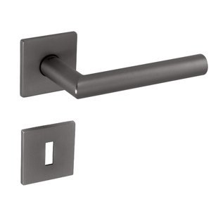 Kľučka na dvere TI - FAVORIT - HR 2002Q 5S GRM - grafit matný (141) | MP-KOVANIA.sk