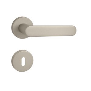 Kľučka na dvere FO - ROUND - R NIM - nikel matný (N16) | MP-KOVANIA.sk