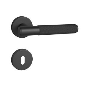Kľučka na dvere FO - CITY - R CIM - čierna matná (N52) | MP-KOVANIA.sk