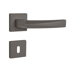 Kľučka na dvere FO - CRYSTAL - HR HNM - hnedá matná (B11) | MP-KOVANIA.sk