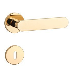 Kľučka na dvere AS - DEGLASIA - R 7S ZLL - zlatá lesklá (LG) | MP-KOVANIA.sk