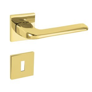 Kľučka na dvere TI - DARA - HR 4007Q 5S ZLL PVD - zlatá lesklá PVD (50) | MP-KOVANIA.sk