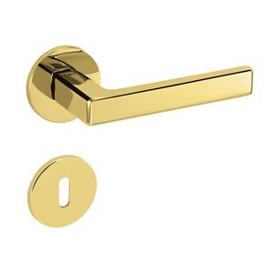 Kľučka na dvere TI - SONIA - R 3095 5S ZLL - zlatá lesklá (01) | MP-KOVANIA.sk
