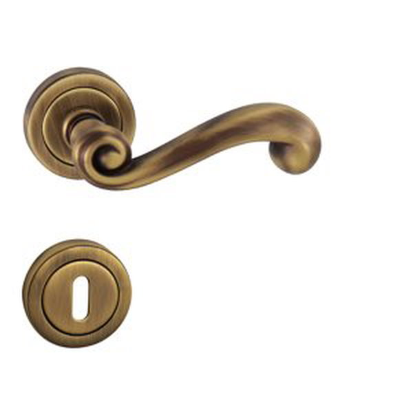 Kľučka na dvere TI - CARLA - R 738 BRM - bronz matný (77) | MP-KOVANIA.sk