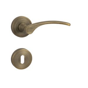 Kľučka na dvere FO - LAURA 2 - R BRM - bronz matný (B03) | MP-KOVANIA.sk