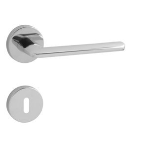 Kľučka na dvere TI - ELIPTICA - R 3098 CHL - chróm lesklý (03) | MP-KOVANIA.sk