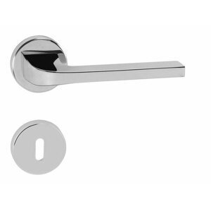Kľučka na dvere TI - SUPRA - R 3097 CHL - chróm lesklý (03) | MP-KOVANIA.sk